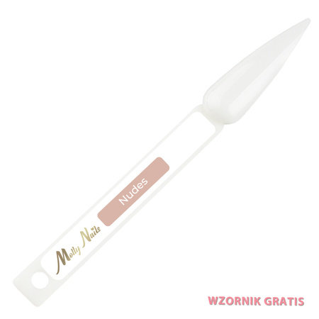 Lakier hybrydowy LED/UV Gel Polish Business Class Nr 311 Nude Blazer MollyNails HEMA/Di-HEMA Free 8g+ Wzornik Nudes GRATIS