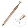 Manico per pinza per spugne per ombre Molly Nails, 12,2 cm, dorato