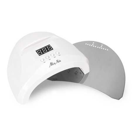 Lampe à ongles UV/LED 48 W Molly Nails pour vernis hybrides, gels et acrylogels, blanche, SUN 1S PRO, câble de 3 m de long