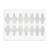 Self-adhesive silicone molds for Dual Form oval short ST012-2 MollyLac 24 pcs.