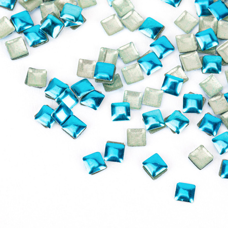 ShinePins : clous lisses, strass, décorations pour ongles, carrés, grands, NTN Premium n° 12, 5 g