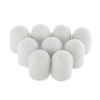 Pedicure-Kappen 7 mm, Körnung 150, 10 Stück, Fabric Podo AlleMed, Weiß