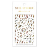 Thin feather nail stickers R054