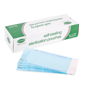 Bolsas para esterilización QJMDM 90 x 230 mm, 200 unidades
