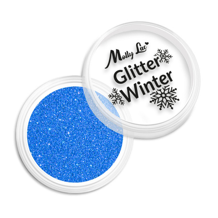 Pyłek do paznokci MollyLac Glitter Winter 1g Nr 6