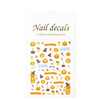 Autocollants pour ongles fins et adhésifs Halloween DD-764