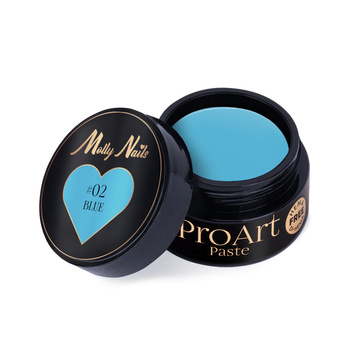 Паста для декорування ProArt Paste Molly Nails Blue без HEMA/Di-HEMA, 5 г, № 2