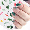 Water stickers for nails, flamingo plants STZ-831