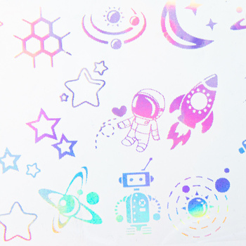 Transfer foil 100 cm, holographic pattern 10 No. 6