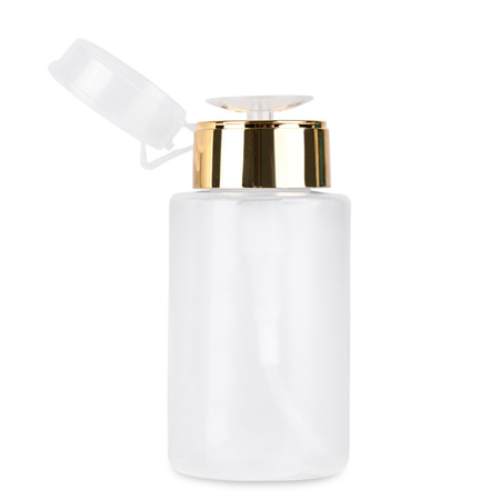 Dozownik z pompką na płyny złoty 150 ml