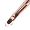Pinceau ovale pour gel doré avec strass MollyLac n° 4