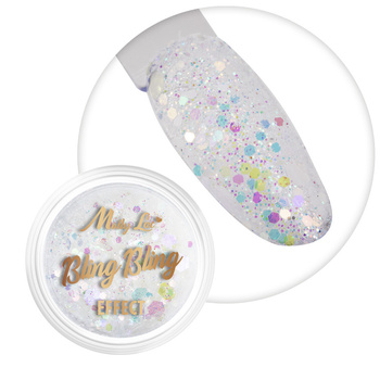 Poudre pour ongles MollyLac Bling Bling Effect 1 g n° 09
