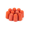 Pedicure-Kappen 7 mm, Körnung 180, 10 Stück, Fabric Podo AlleMed, Orange