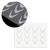 Combo de moldes de silicona de doble forma para manicura francesa «smile line», 12 unidades