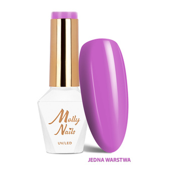 Molly Nails Cocktails &amp; Drinks Purple Smoothie HEMA/Di-HEMA Free Hybrid Nail Polish 8g No. 17