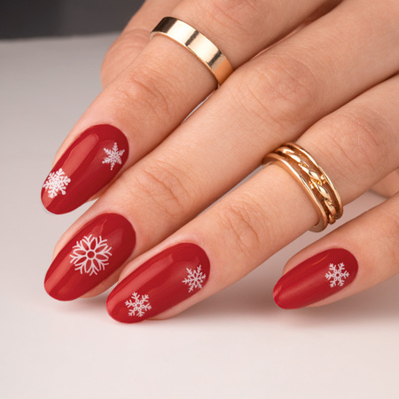 Різдвяні самоклейні наклейки для нігтів Molly Nails JO-910