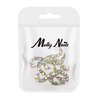 Molly Nails 3D A/B diamond heart nail decorations, 10 pieces