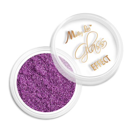 Mirror dust effect for nail art MollyLac Glass Effect Lilac No. 6