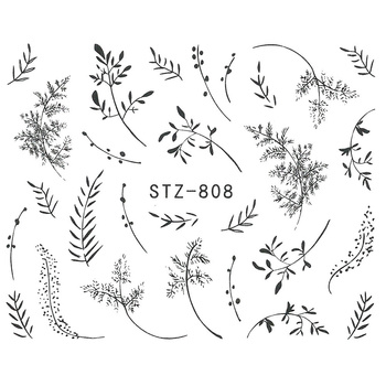 Water decals for nails, plants STZ-808