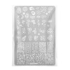Plate with patterns for stamps plus-075