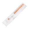 Golden gel brush with zirconia, oval MollyLac No. 4