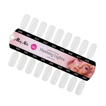 Plantilla para pintar las uñas Molly Nails Flashing Lights Neon
