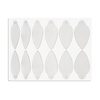 Moldes de silicona autoadhesivos para Dual Form, punta ST012-1, MollyLac, 24 unidades.