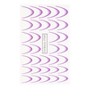Wassertransfer-Aufkleber für die Nägel mit Farbverlauf / French / Ombre / Französische Smile-Linie, 33 Stück, violett, STZ40