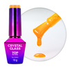 Top colorido sin necesidad de limpiar Crystal Glass Molly Nails Naranja HEMA/Di-HEMA Free 10 g