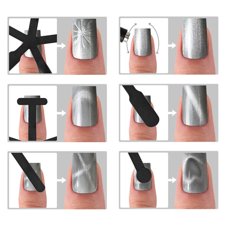 Esmalte híbrido LED/UV Gel Polish Cat Eye Pastel n.º 276 Tangerine Molly Nails sin HEMA/Di-HEMA, 8 g