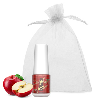 Aceite especial para cutículas y uñas con aroma a manzana roja, en envase de 5 ml
