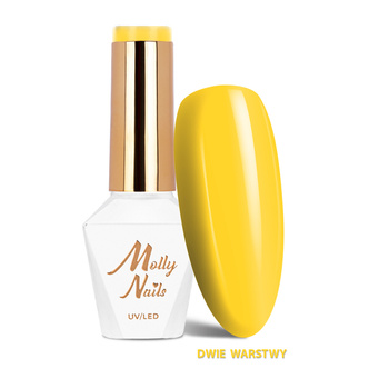 Гібридний лак Molly Nails Cocktails & Drinks Tequila Sunrise без HEMA/Di-HEMA, 8 г, № 10