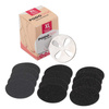 Disco per pedicure Pododisk: set composto da albero, disco e 50 dischi intercambiabili XL da 35 mm
