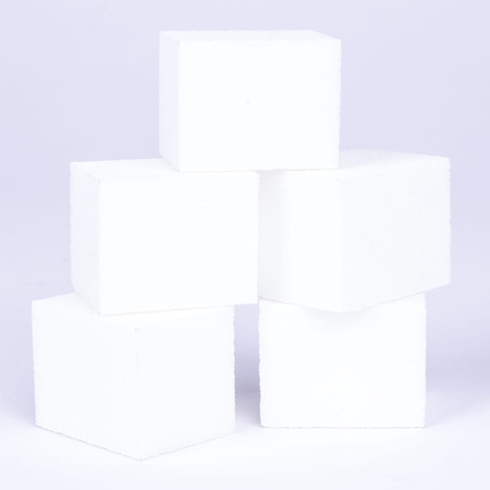Petit bloc de polissage de luxe à quatre faces, 180/180, blanc