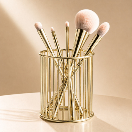 Gold Brush Organizer Stand No. 6