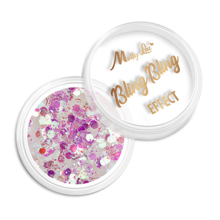 MollyLac Bling Bling Effect nail powder 1 g No. 03