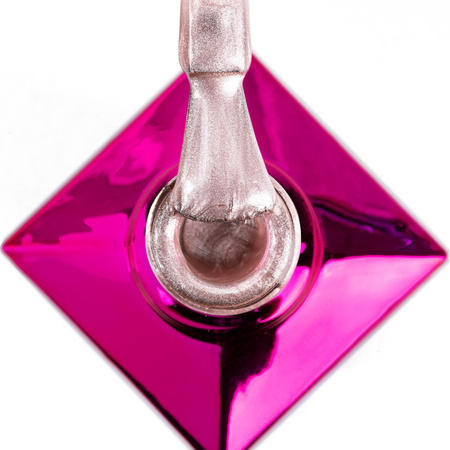 Гібридний лак Molly Nails Crystal Water Cat Eye 8 г № 164