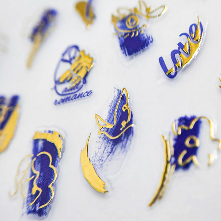 Selbstklebende Nagelsticker, Muster TH-1099