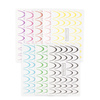 Autocollants à effet dégradé pour ongles / French / Ombré / Ligne du sourire, lot de 8 couleurs STZ40-STZ47
