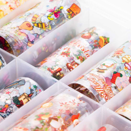 Трансферні плівки «Christmas», 10 штук по 100 см, 12-03