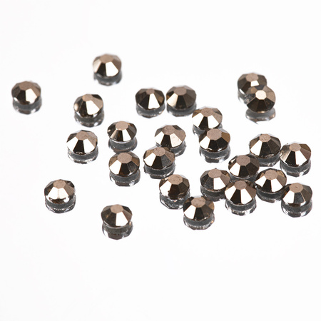 Скляні стрази для нігтів SS10 Black diamond, приблизно 1440 шт. в упаковці