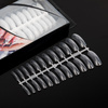DSF Dualform Top Nail Forms for Gel, Acrygel, and Acrylic (Clear) – Model A2, 240 pieces