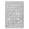 Plate with patterns for stamps plus-071