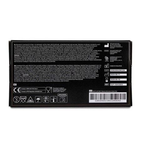 Beaute Luxe disposable nitrile diagnostic and protective gloves, size S, pearl, 50 pcs
