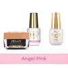 Molly Nails PRO MATCH SYSTEM 2+1 Angel Pink: 2 geles de construcción + Doctor Top 15 g