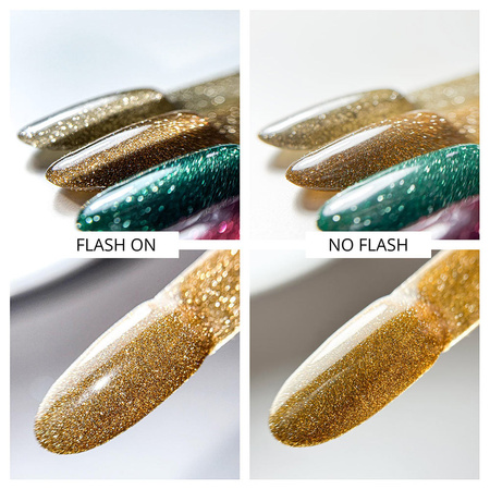Molly Nails Flashing Lights 3 Honeywood HEMA/Di-HEMA Free Hybrid Nail Polish 8g No. 611