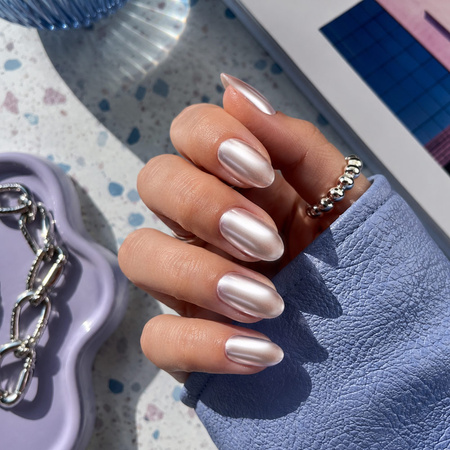 MollyLac Classic Nail Polish, Mirror Effect (Mirror/Metallic), No. 12, 10 ml