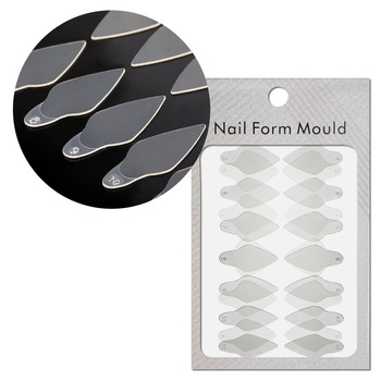 Stampi autoadesivi in silicone per Dual Form a punta corta ST012-4 MollyLac, 24 pezzi