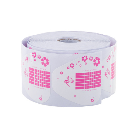 MollyLac basic flowers nail form templates, 500 pcs