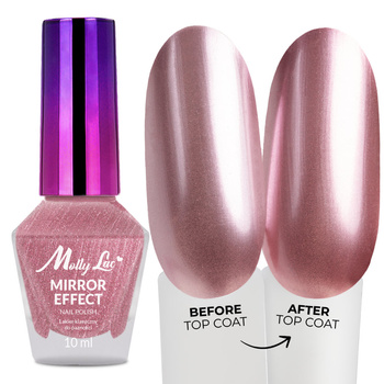Vernis classique MollyLac Mirror, effet miroir/métallisé, n° 05, 10 ml